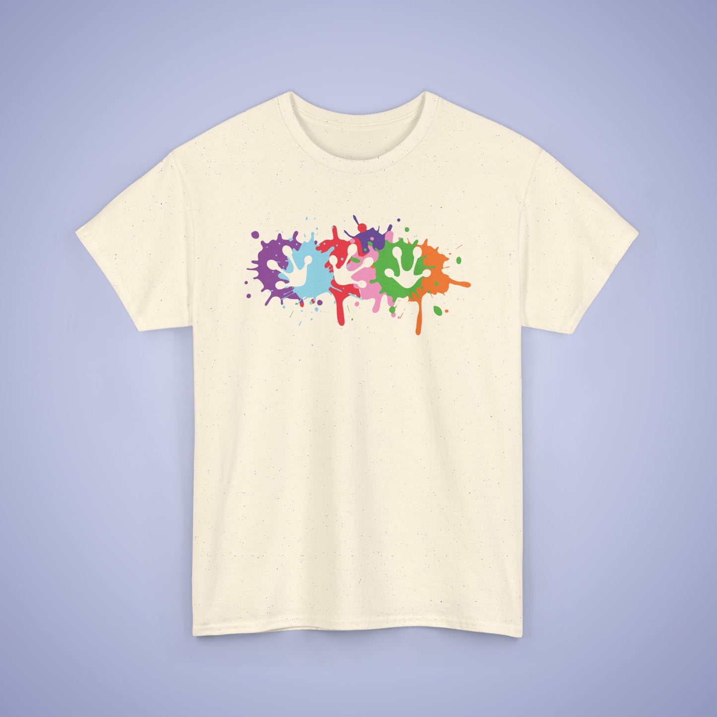 Paint Splatter Graphic Tee Frog Prints Lover Gift Unisex T Shirt