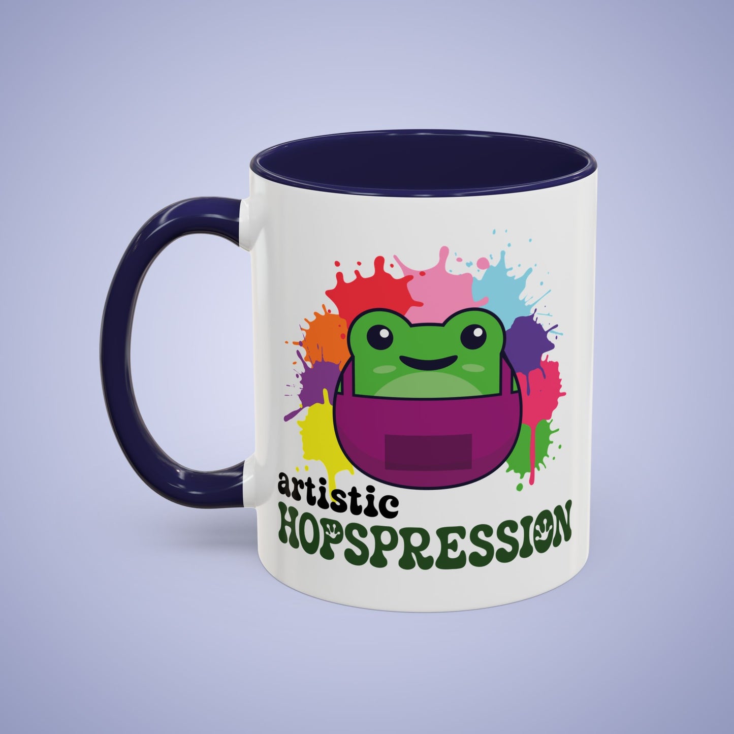 Artist Frog Lover Gift Coffee Mug Ceramic