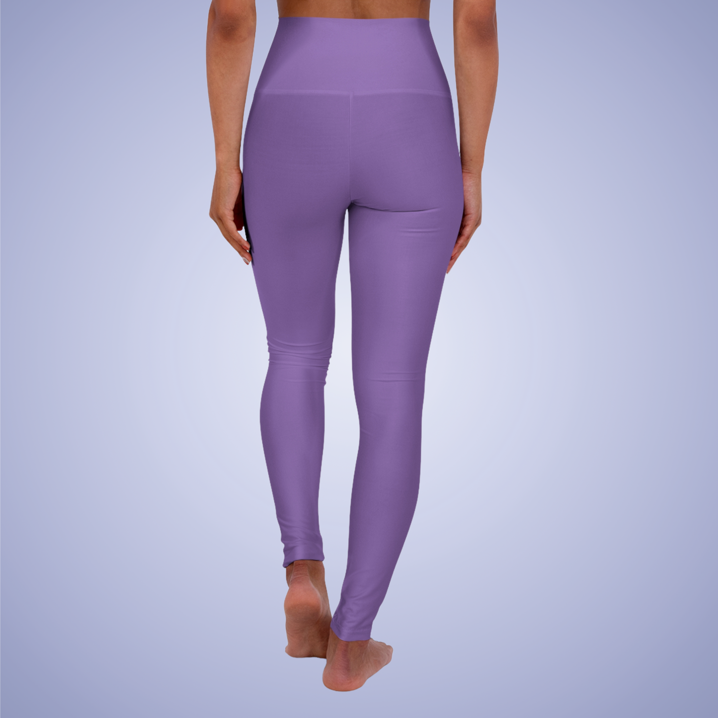 Purple High Waisted Yoga Leggings