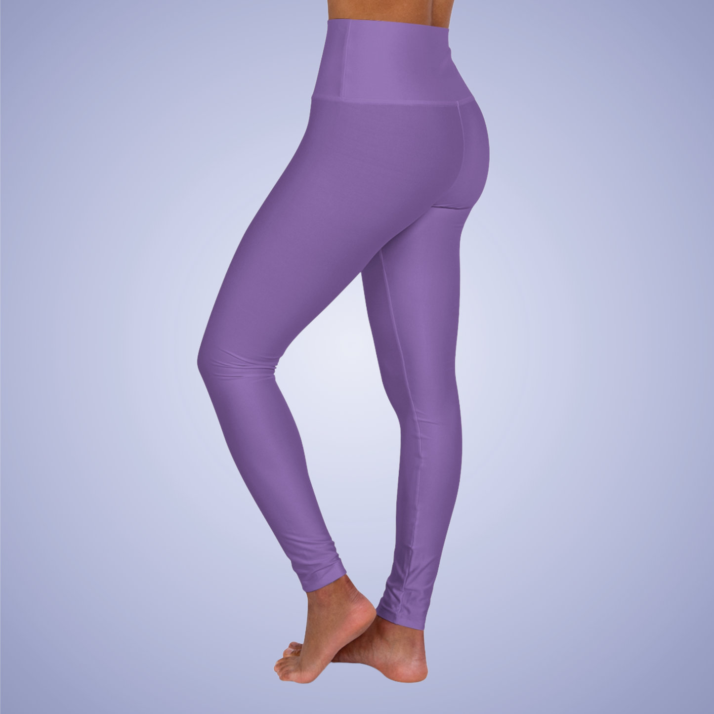 Purple High Waisted Yoga Leggings