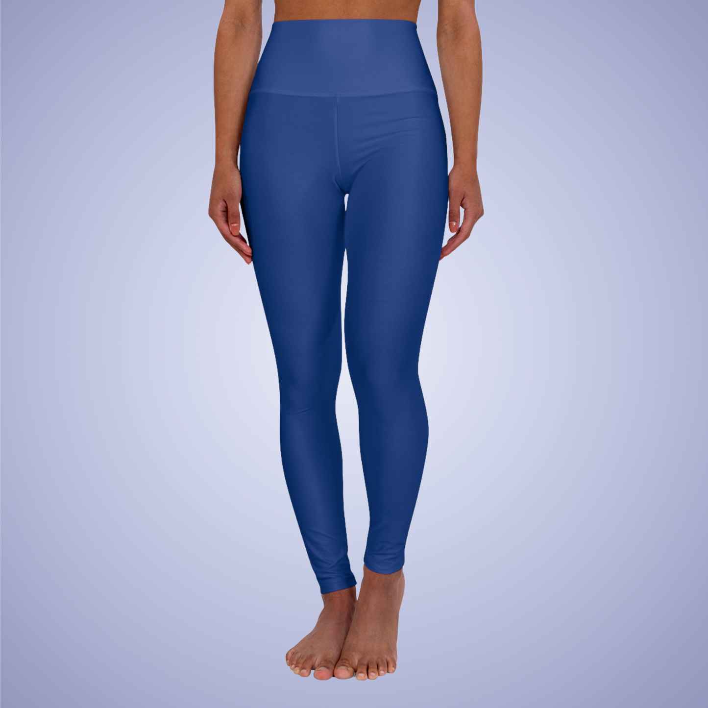 Dark Blue High Waisted Yoga Leggings
