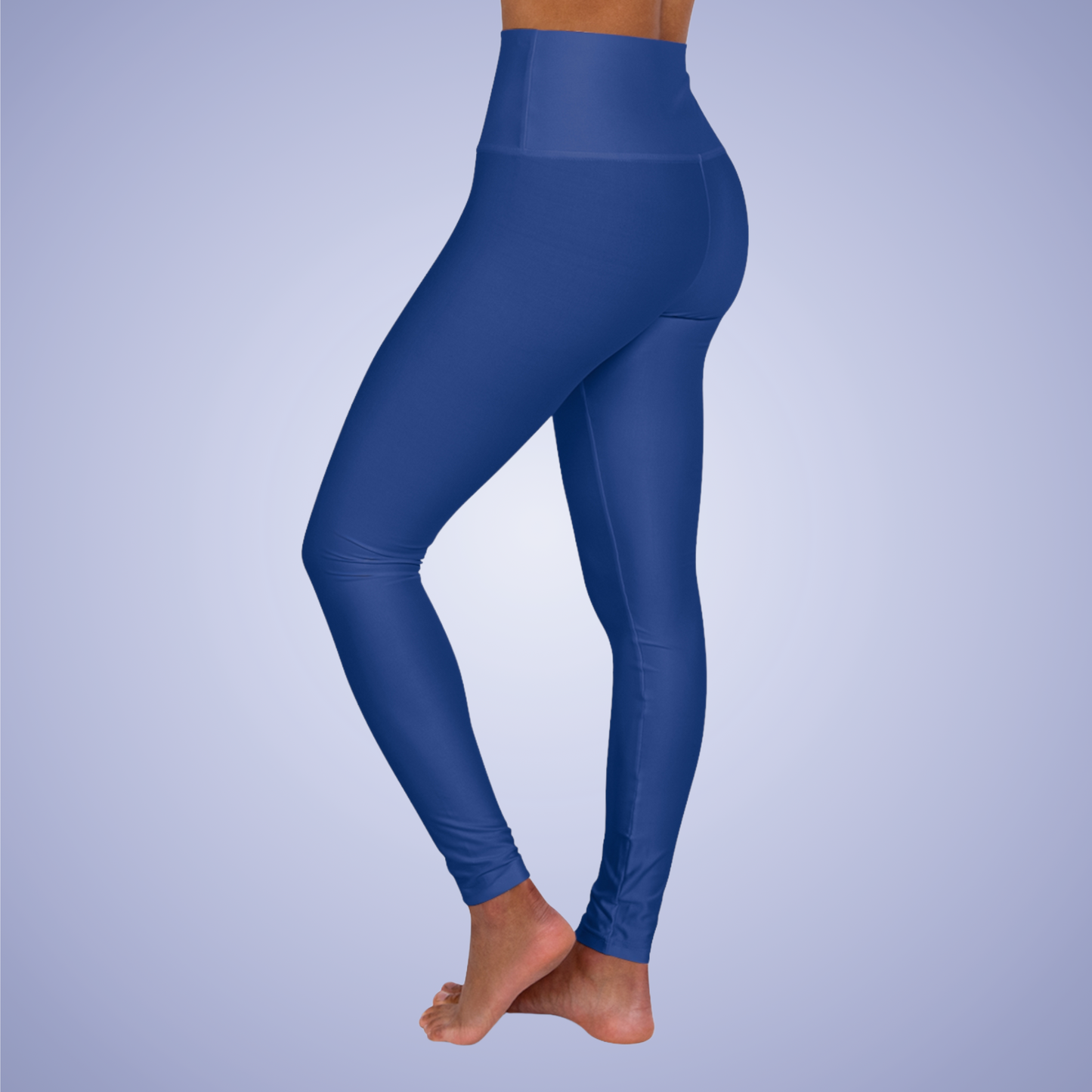 Dark Blue High Waisted Yoga Leggings