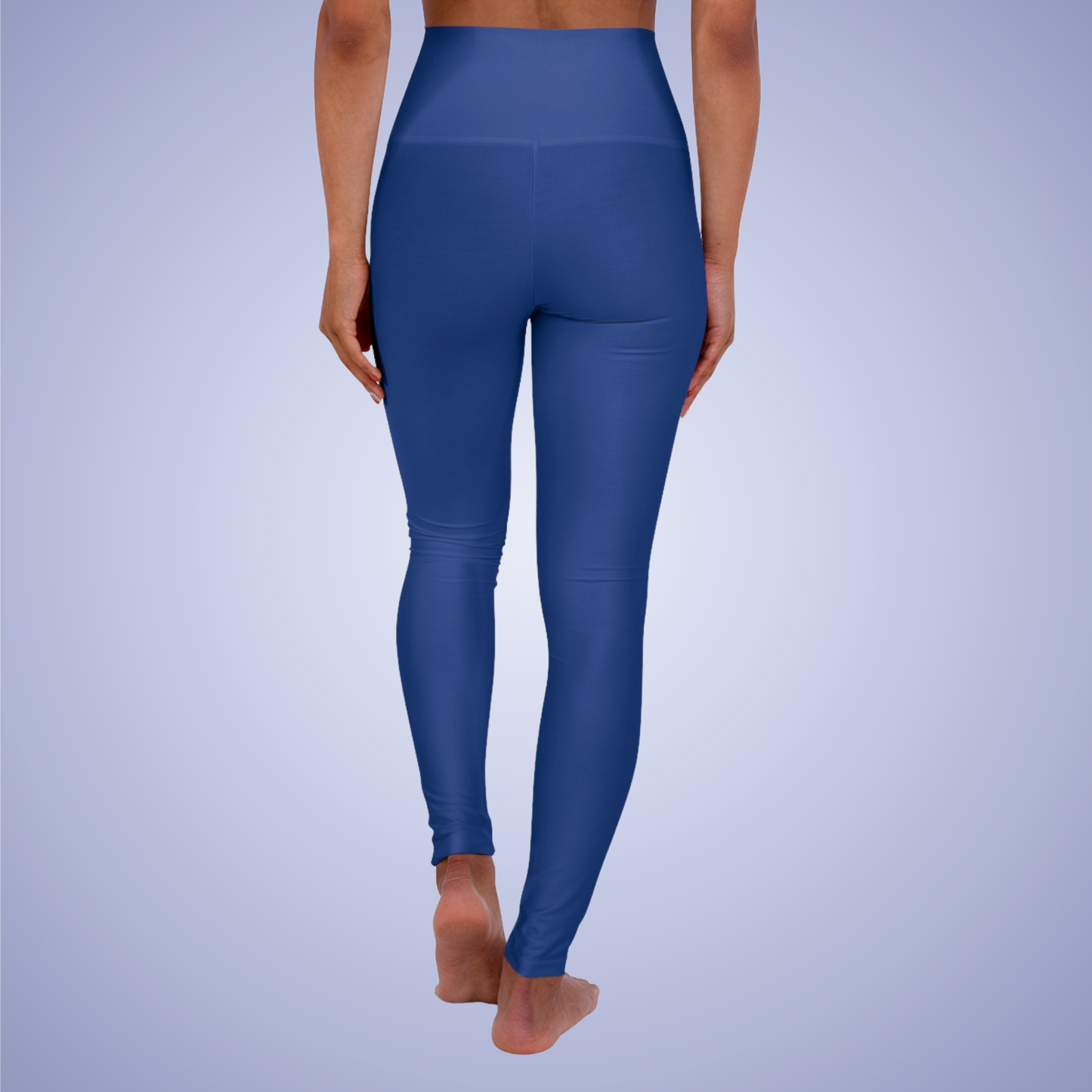 Dark Blue High Waisted Yoga Leggings