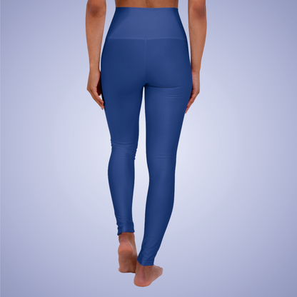 Dark Blue High Waisted Yoga Leggings
