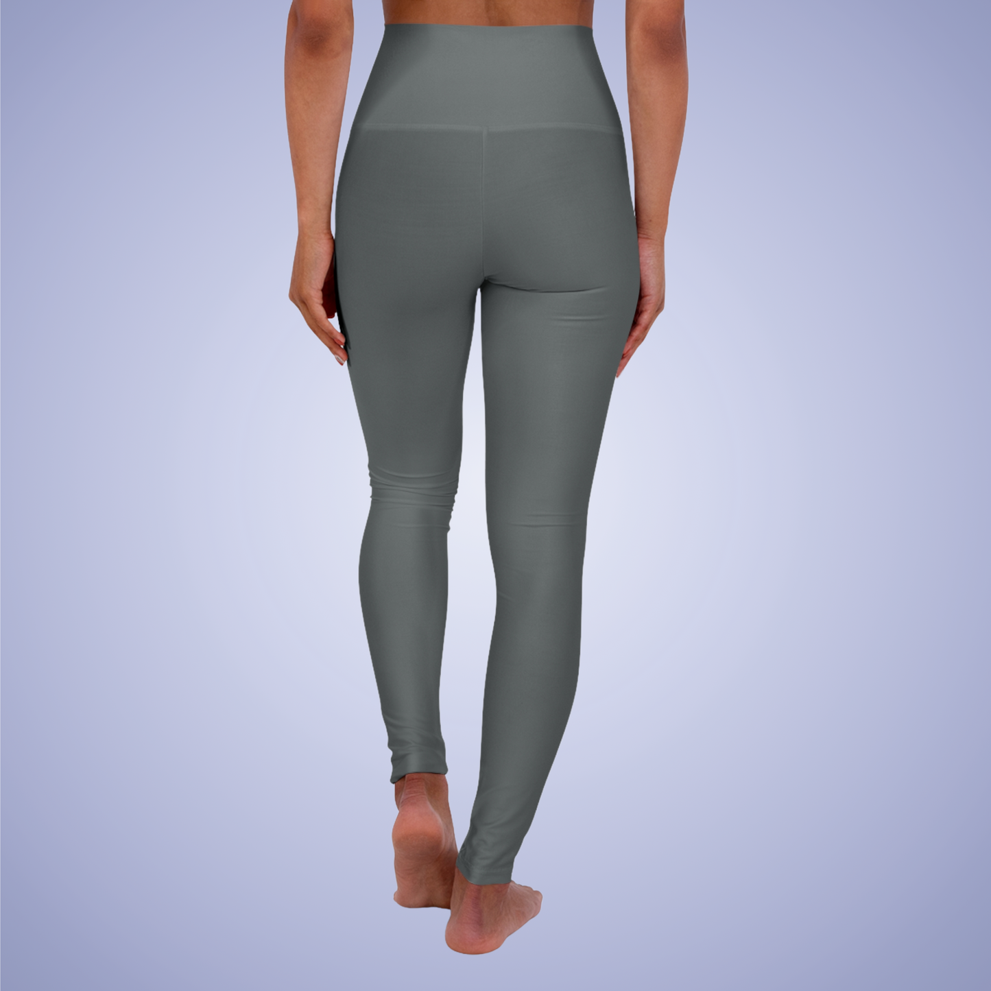 Dark Grey High Waisted Yoga Leggings