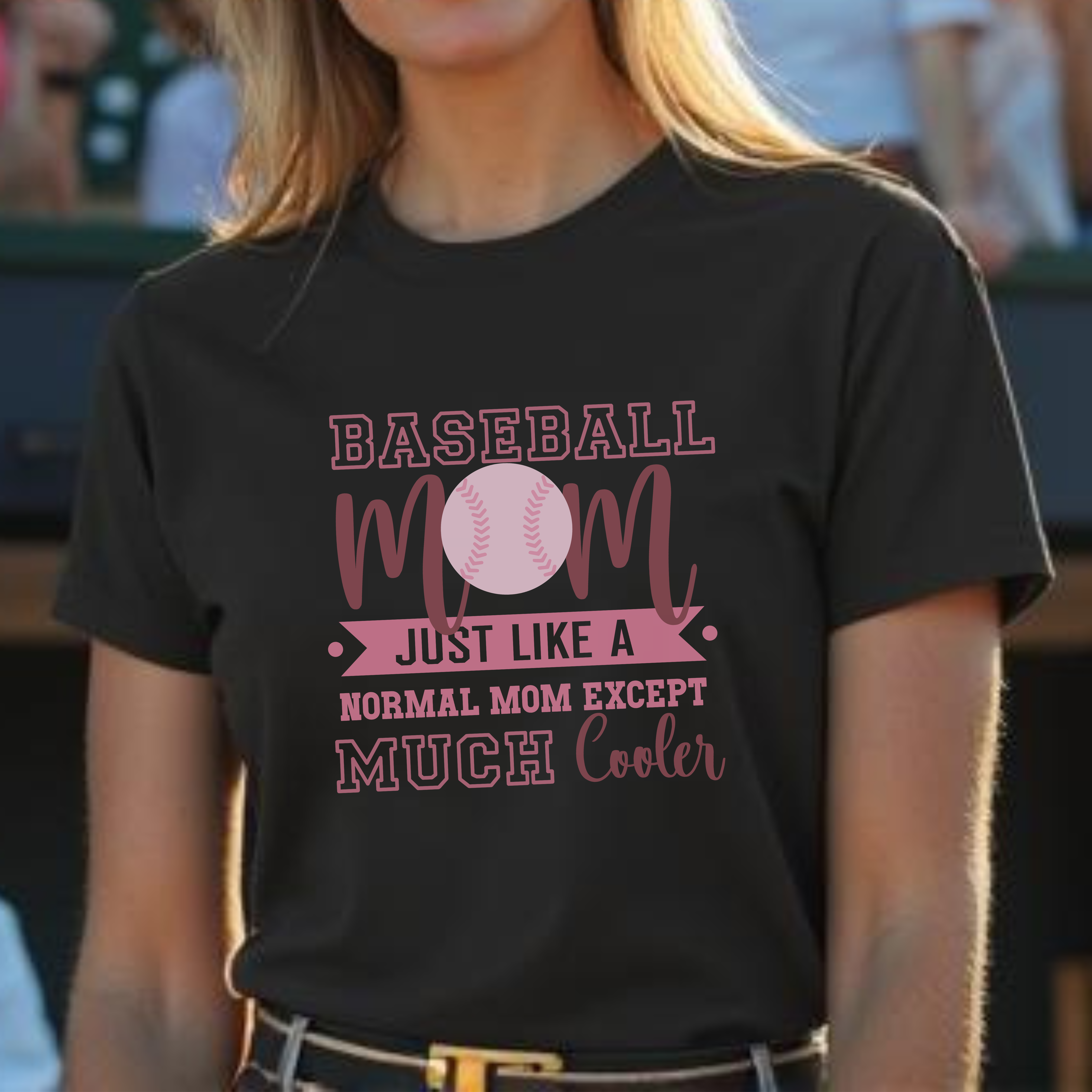 Cool Baseball Mom Gift Pink Graphic Sports Unisex T Shirt