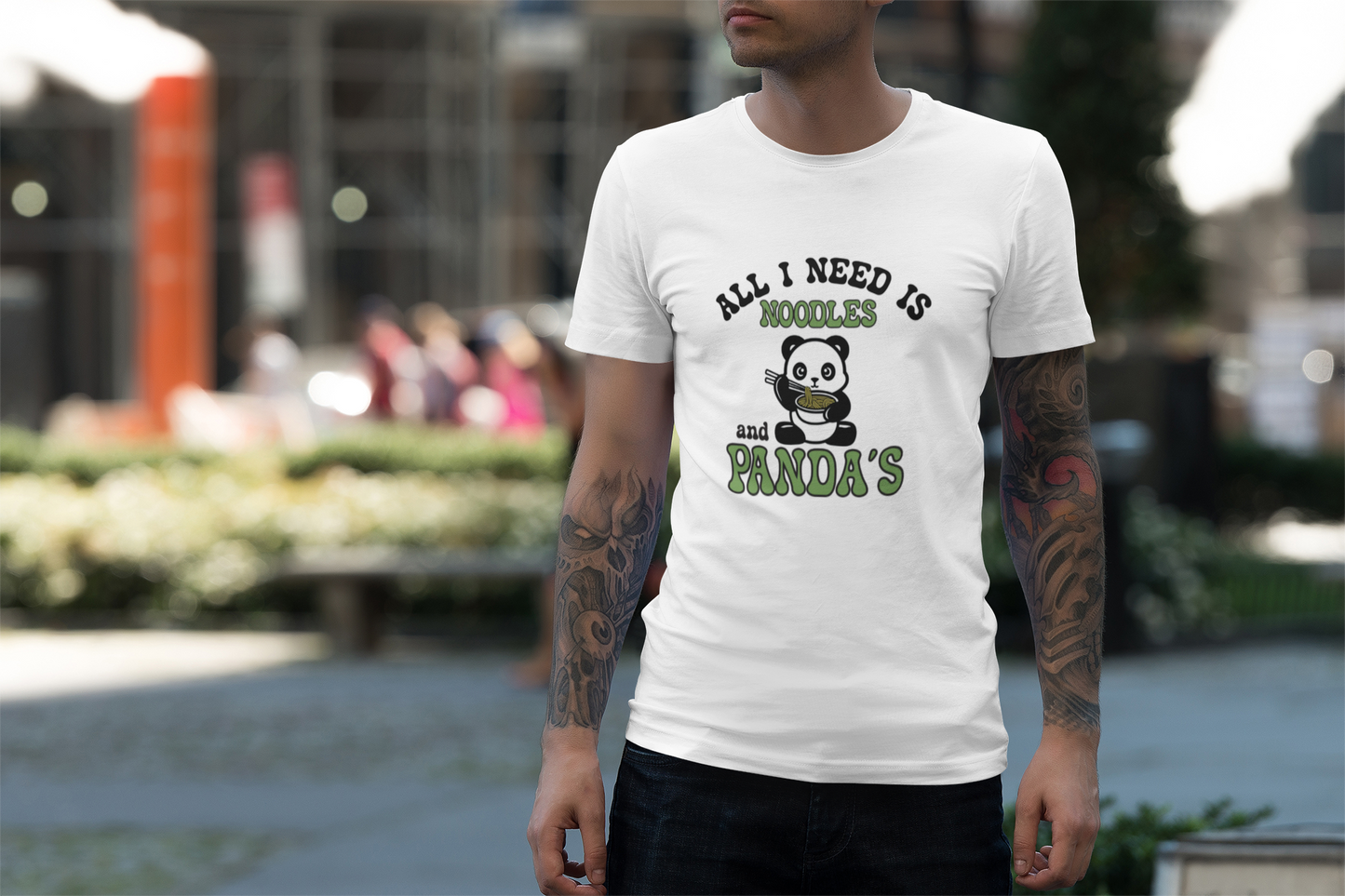 All I Need is Noodles and Panda's National Panda Day Unisex T Shirt