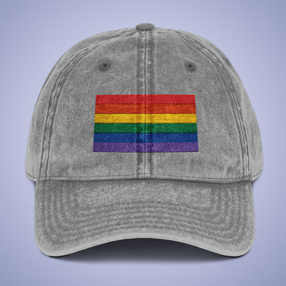 Vintage Pride Month Cap - Comfortable Embroidered Cap