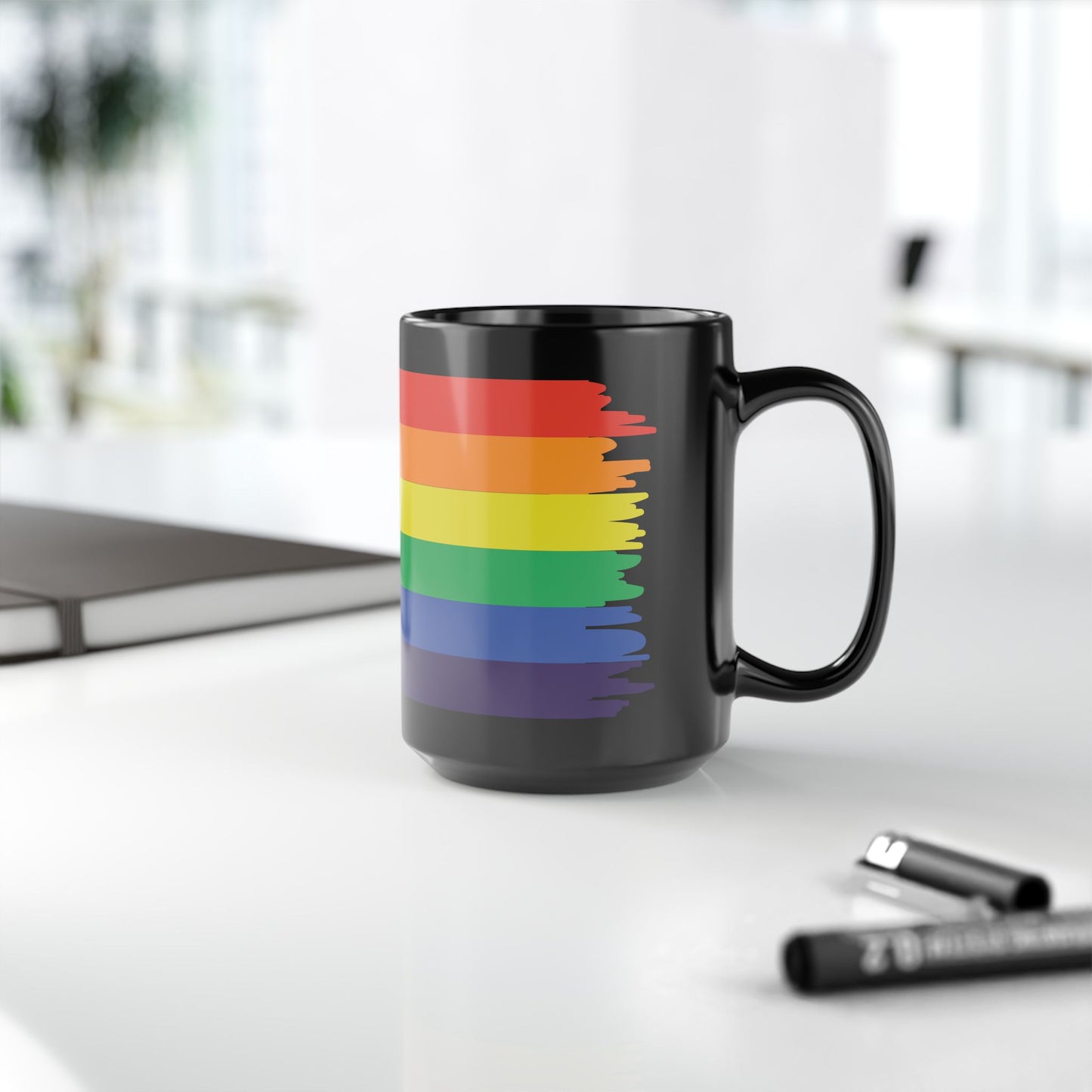 Pride Month LGBTQ Black 11oz or 15oz Coffee Mug