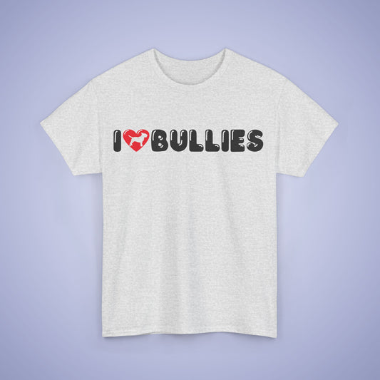 I Heart Bulldogs Unisex T-Shirt