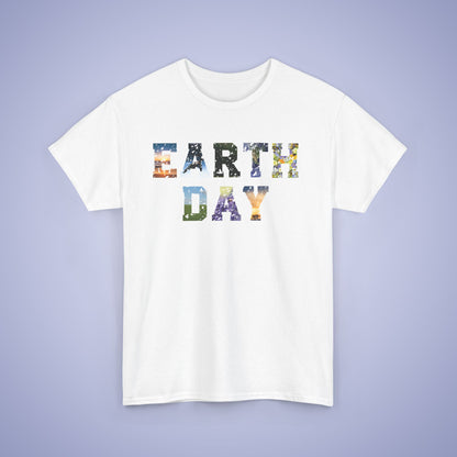 Earth Day Photographic Text Art Unisex Oversized T Shirt