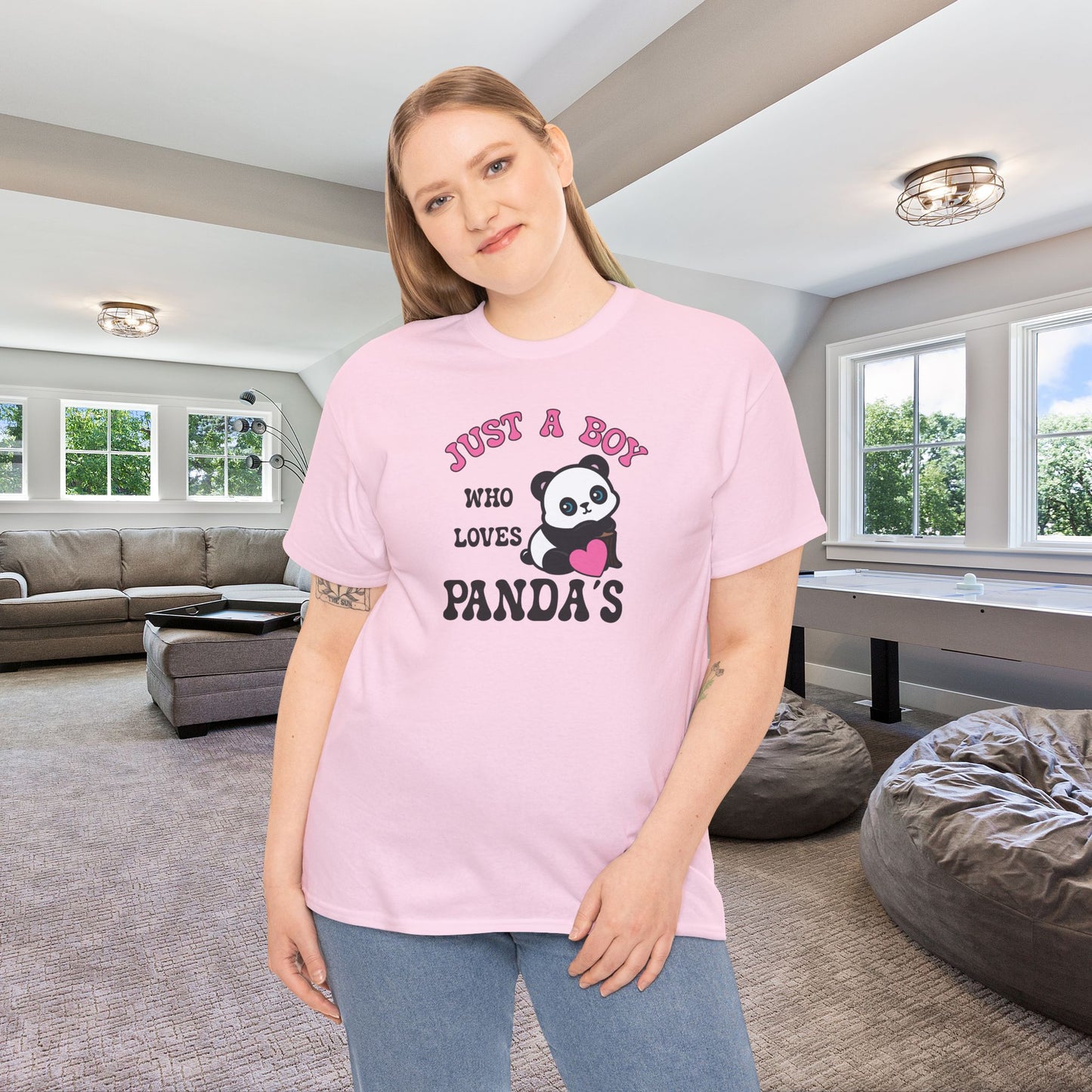 Just a Boy Who Loves Pandas National Panda Day Unisex T Shirt