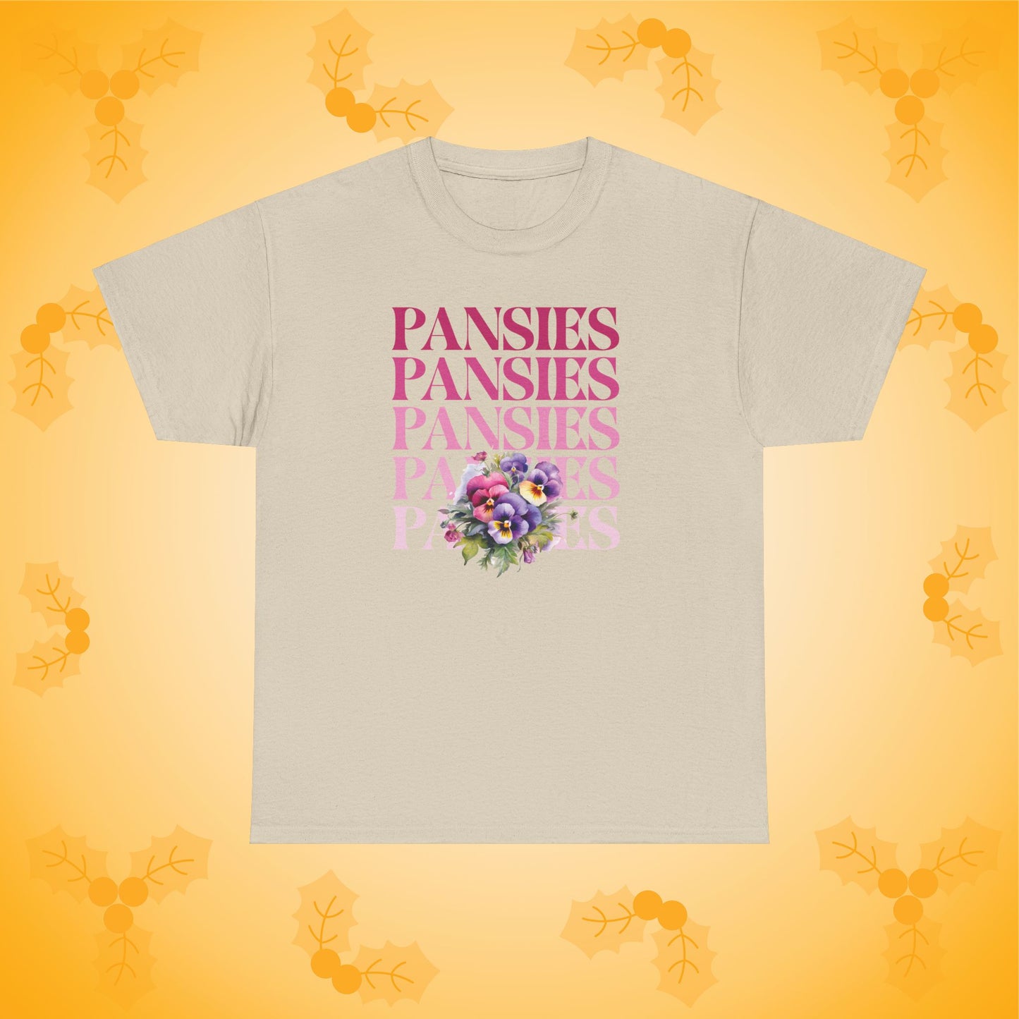 Pansies Unisex T-Shirt