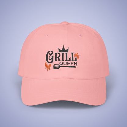 Grill Queen Embroidered Classic Dad Cap Unisex Black Embroidery Gift