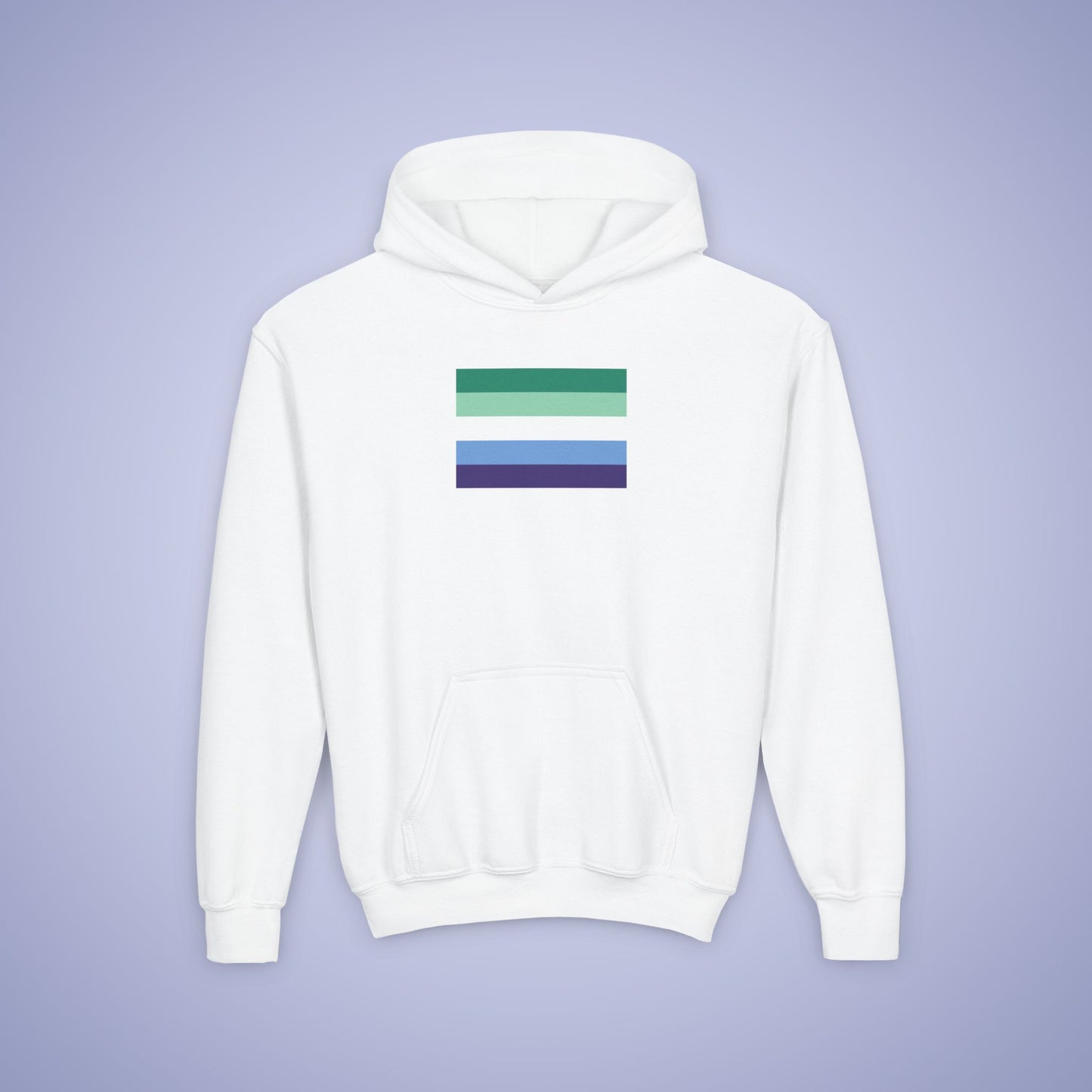 Gay Man Flag Pride Kids Cotton Hoodie LGBTQ Pride Month