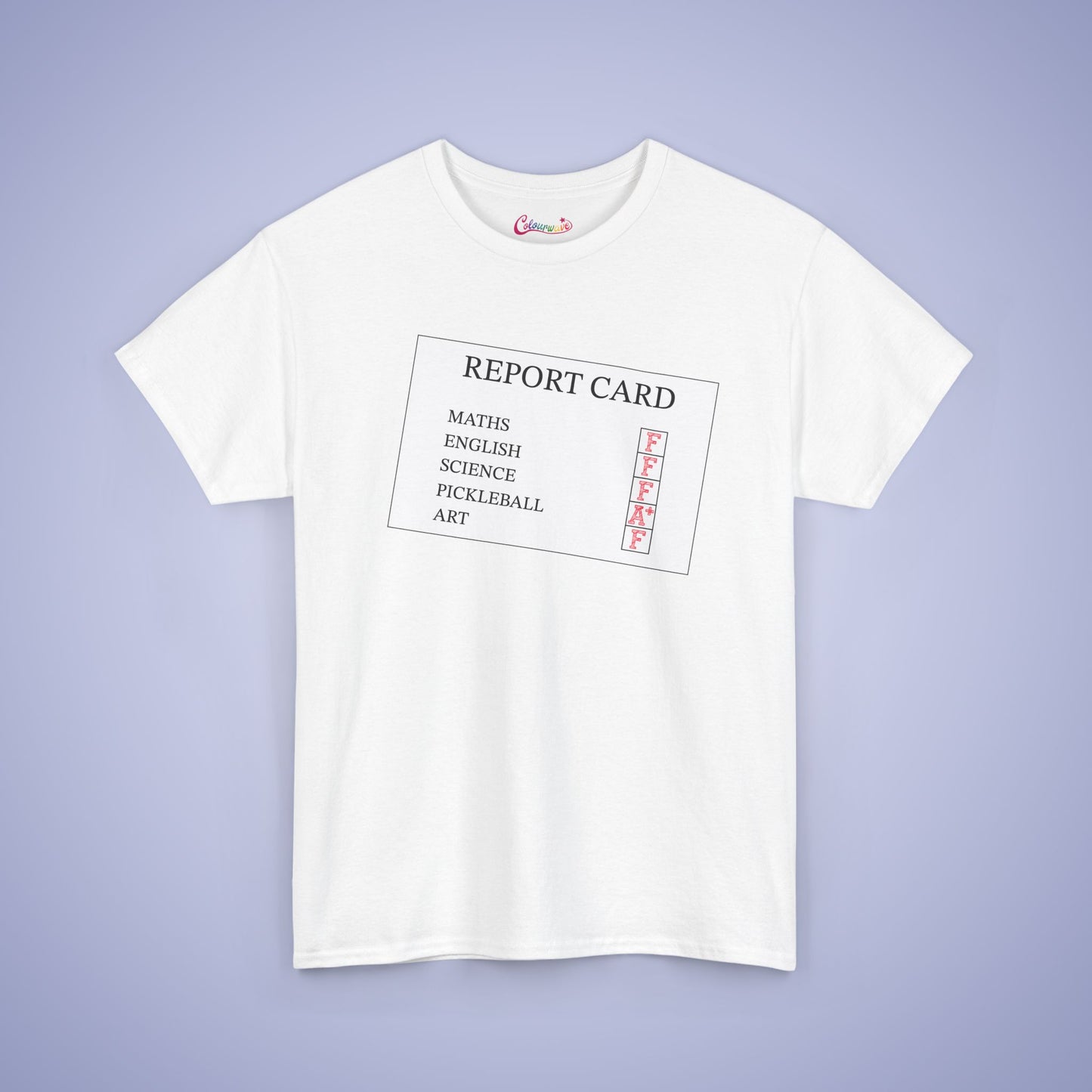 Report Card Funny Teacher Student Pickleball Lover Gift Tee Graphic Design T Shirt