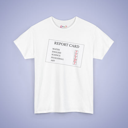 Report Card Funny Teacher Student Pickleball Lover Gift Tee Graphic Design T Shirt