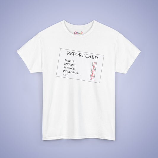 Report Card Funny Teacher Student Pickleball Lover Gift Tee Graphic Design T Shirt