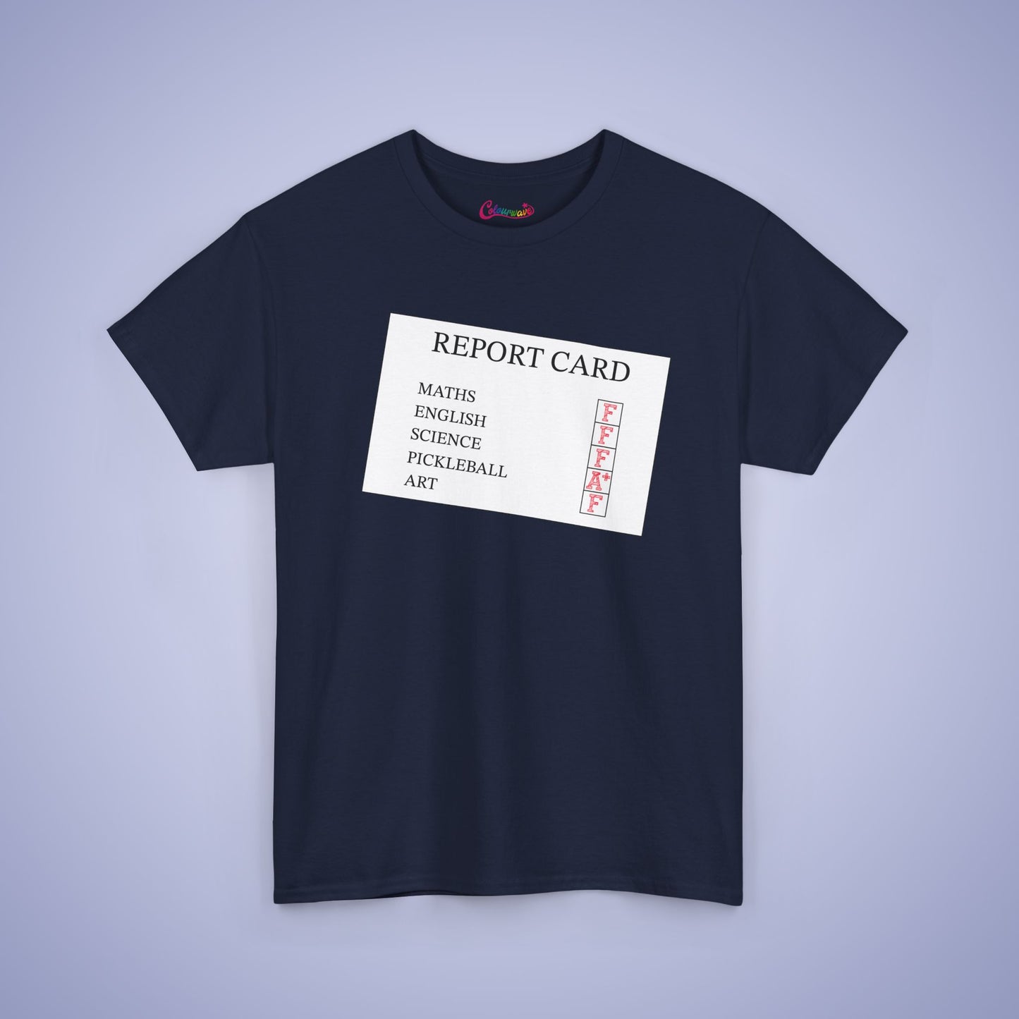 Report Card Funny Teacher Student Pickleball Lover Gift Tee Graphic Design T Shirt