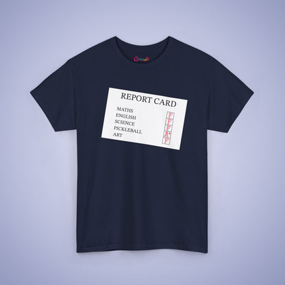 Report Card Funny Teacher Student Pickleball Lover Gift Tee Graphic Design T Shirt