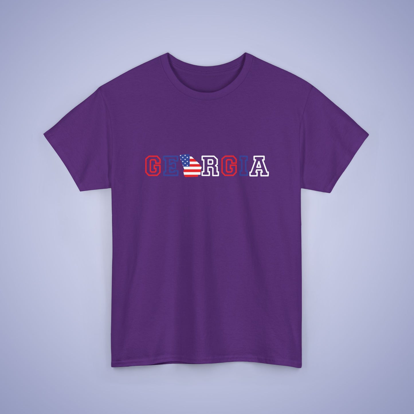 Georgia Map Text Art Proud American Unisex T Shirt