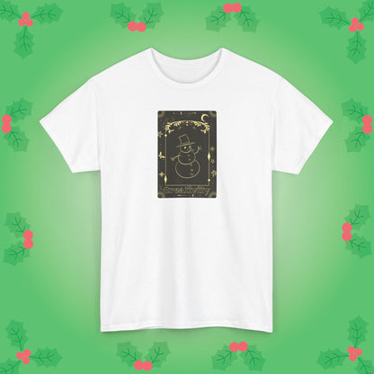 Christmas Snowman Creativity Tarot Card Lover Unisex T Shirt