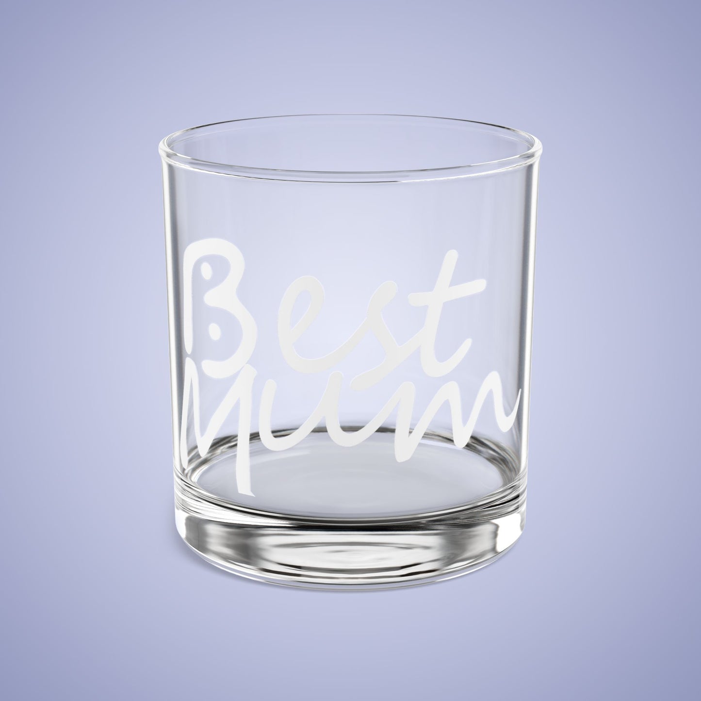 Best Mum Bogans Design Funny Rocks Glass White