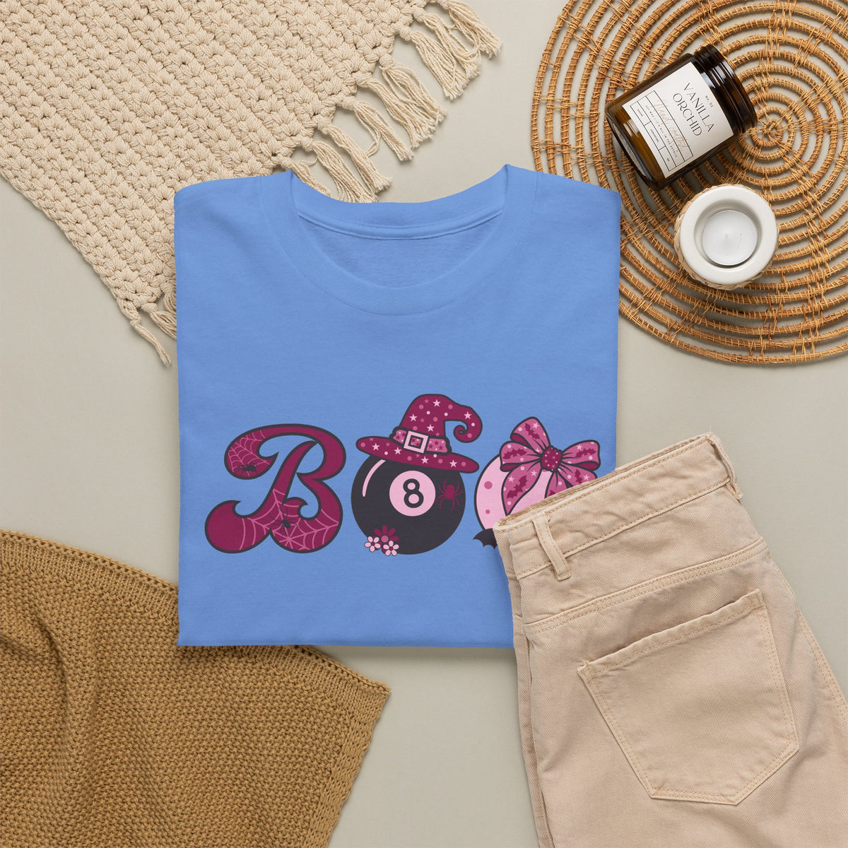 Snooker Pool BOO T-Shirt | Girly Coquette Halloween Design