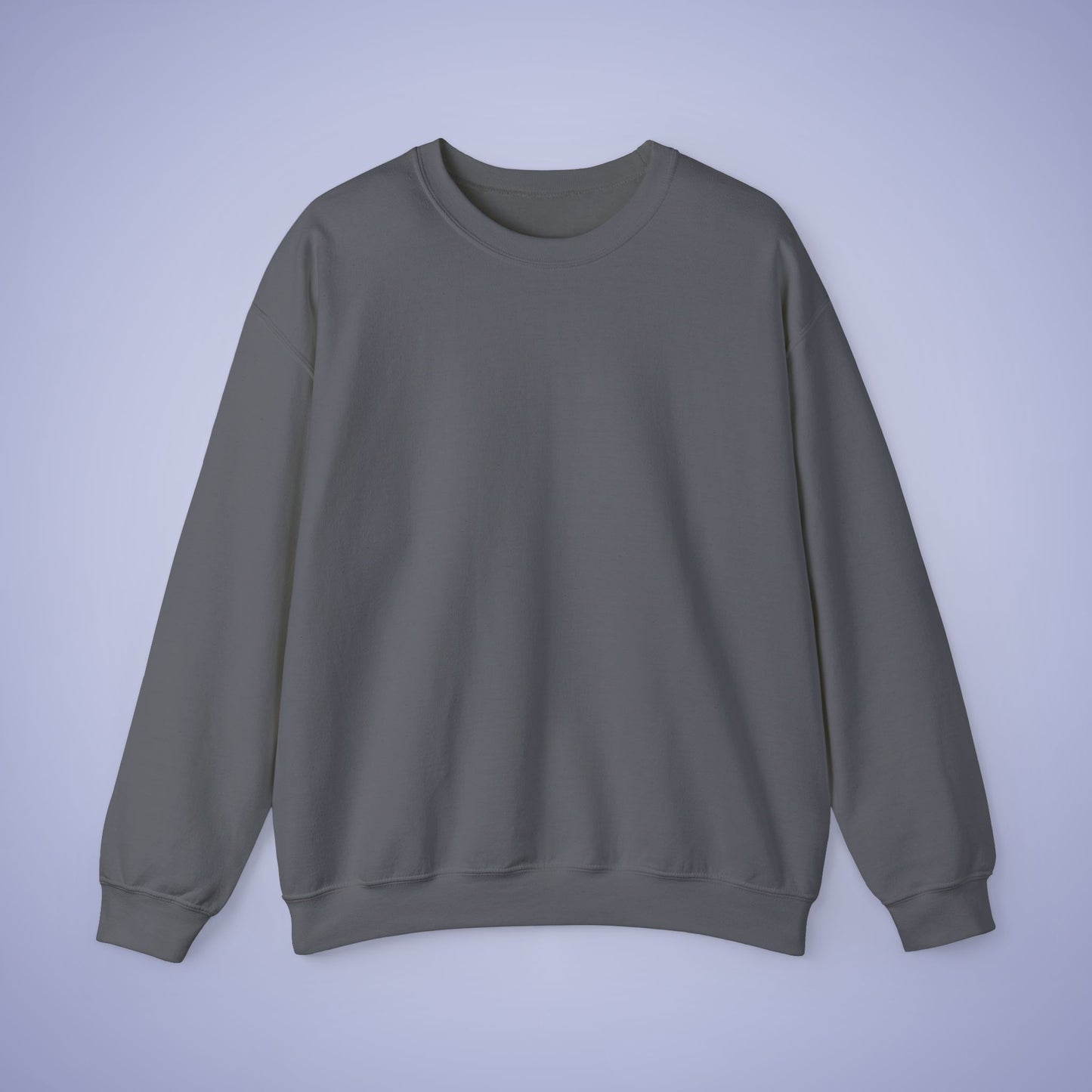 Blank Dark Grey Unisex Crewneck Sweatshirt