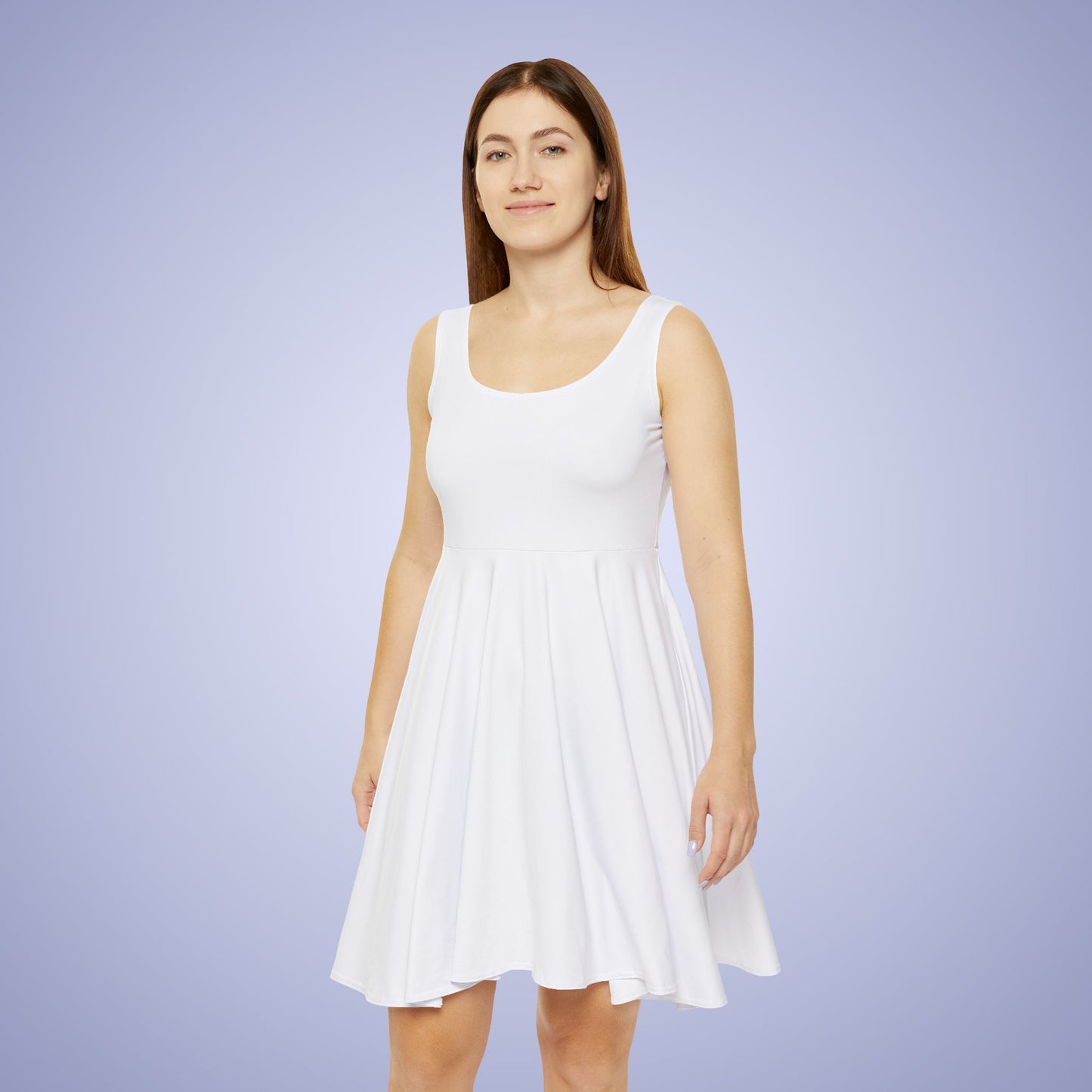 White Skater Dress