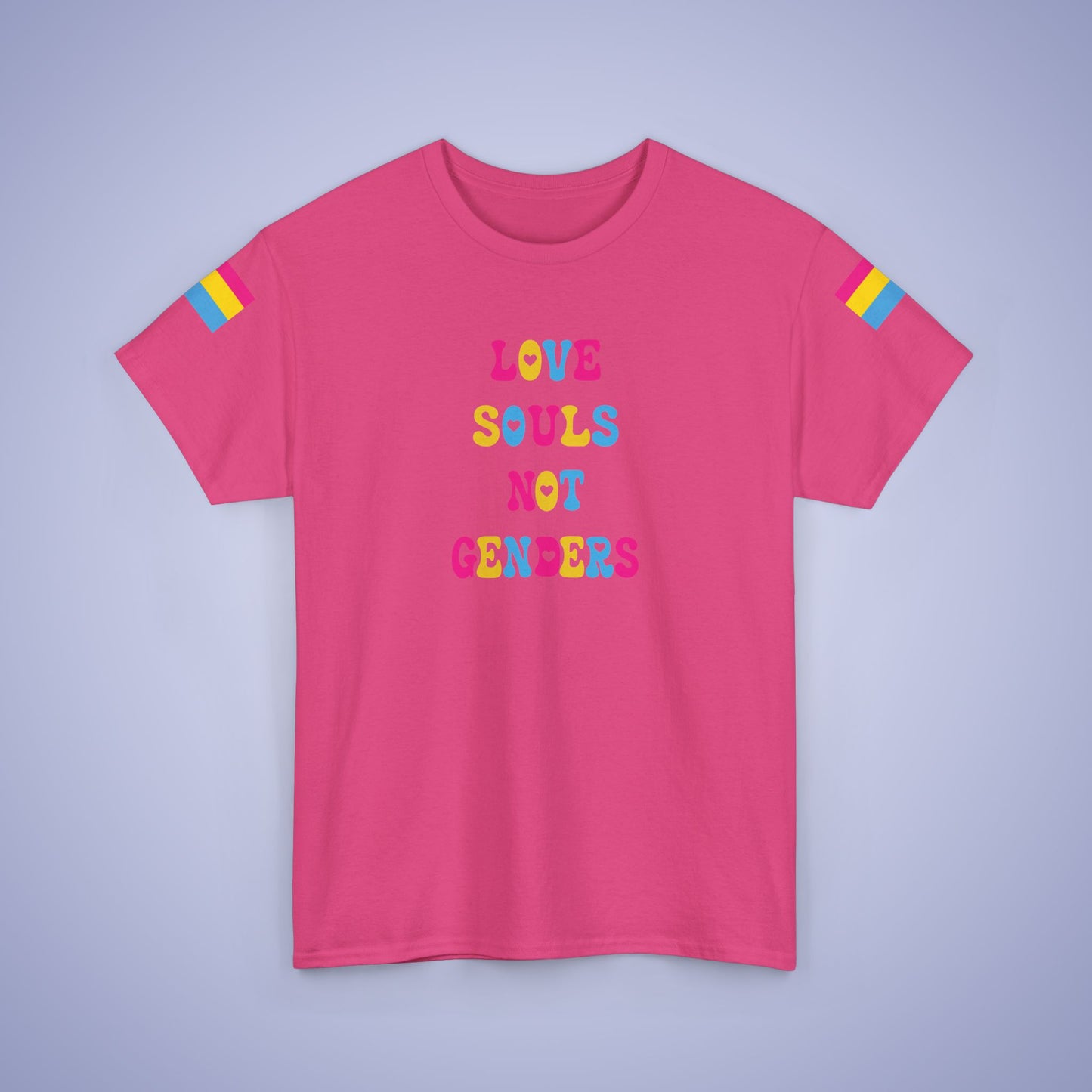 Love Souls Not Gender Pansexual LGBT Pride Month Matching  T Shirt Unisex