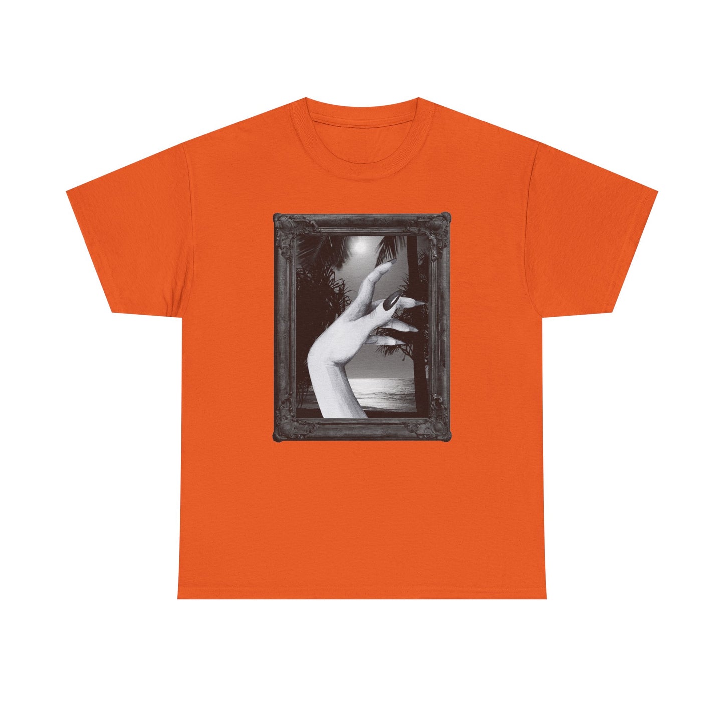 A Hand at the Beach Spooky Halloween T-Shirt | Photographic Design