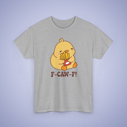 Chip Lover F CAW F Cute Funny Chick Unisex Chicken T Shirt