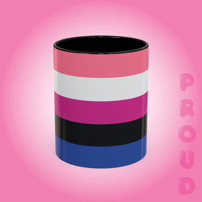 Gender Fluid Paint Style Coffee Mug