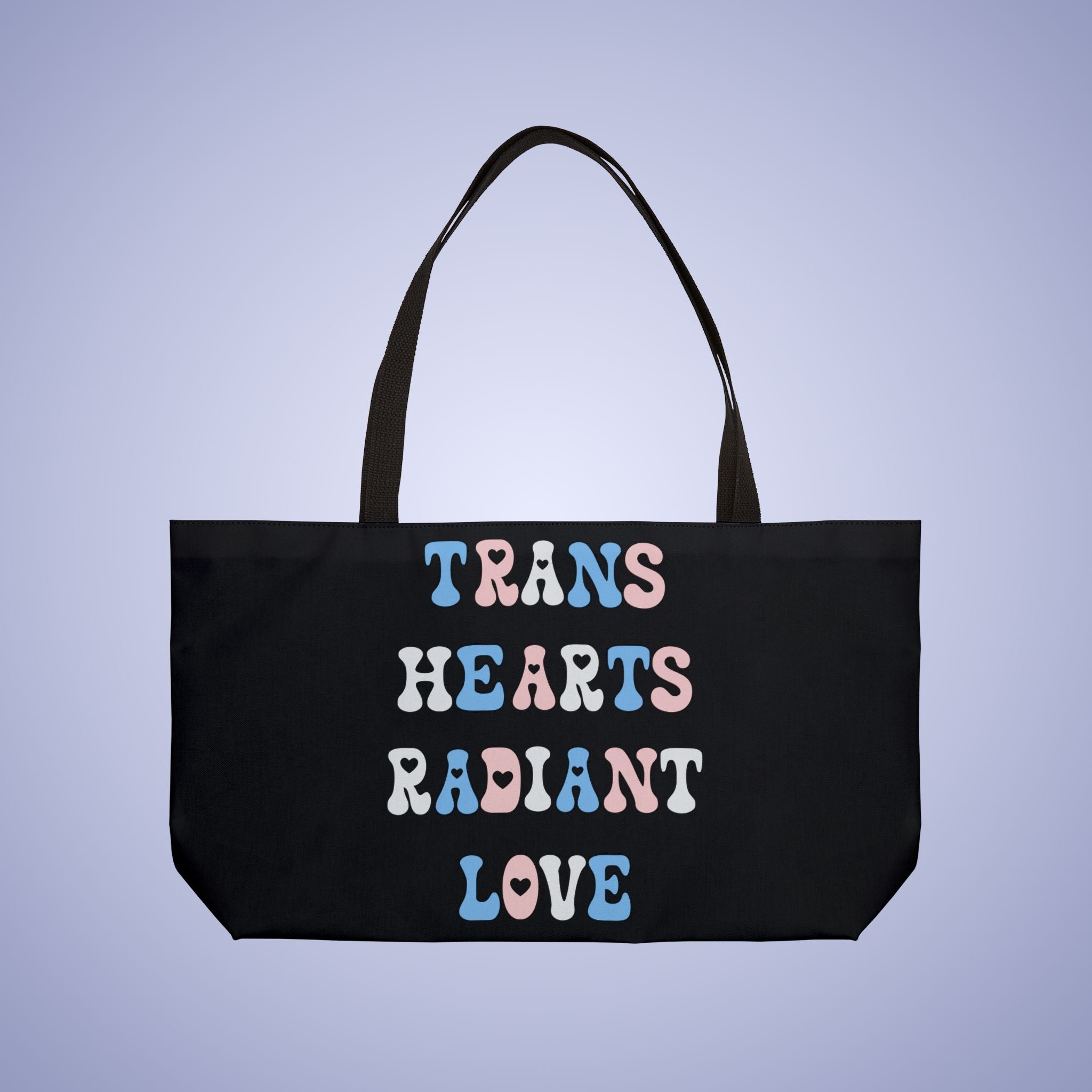 Transexual Pride Month Weekender Large Beach Bag Tote
