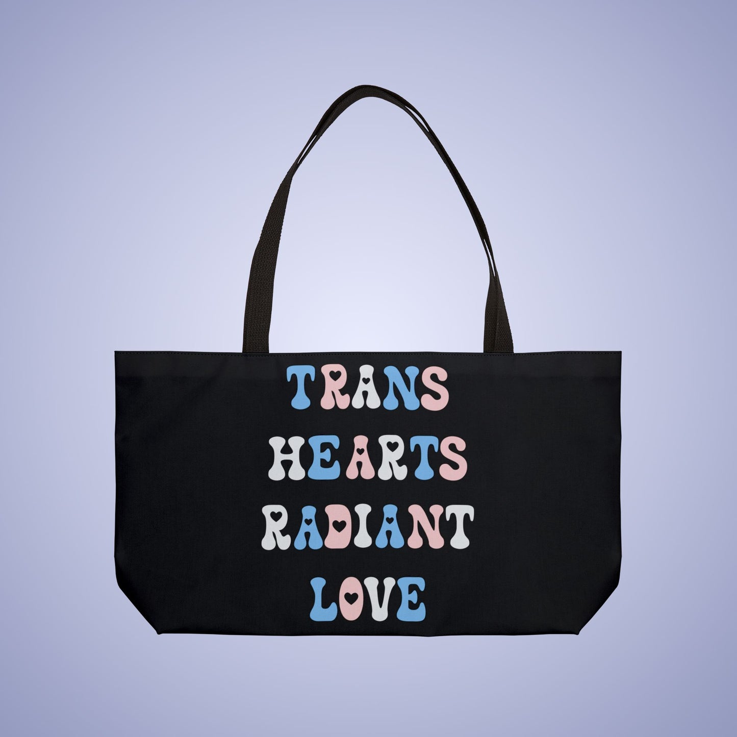 Transexual Pride Month Weekender Large Beach Bag Tote