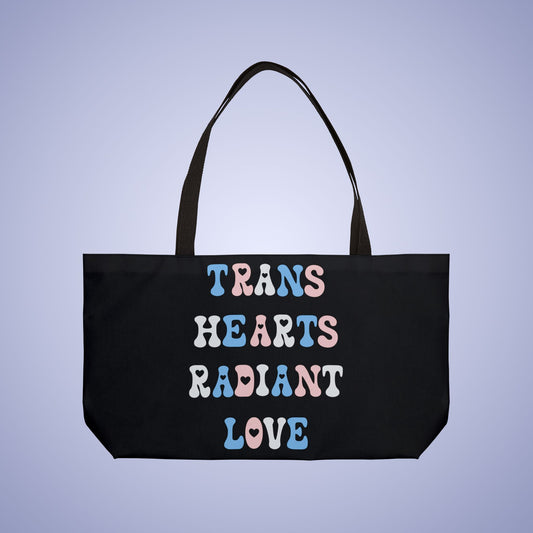 Transexual Pride Month Weekender Large Beach Bag Tote