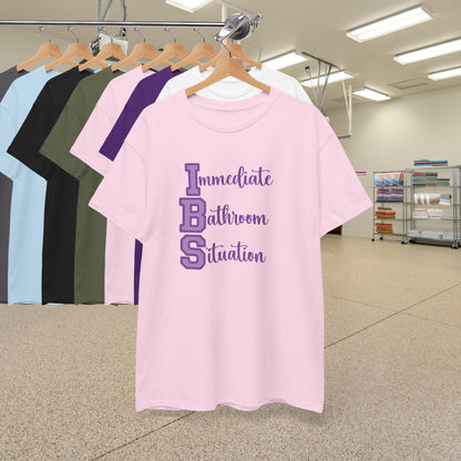 Immediate Bathroom Situation Funny  IBS Awareness Month Unisex T Shirt