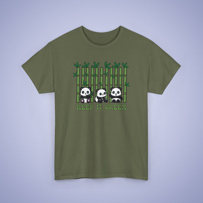 Keep It Green National Panda Day Unisex T Shirt