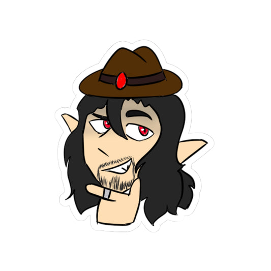Smug Damien Sticker, Into the Cataclysm - Legends of Blood