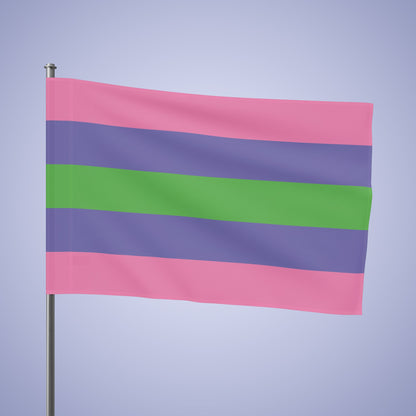 Trigender Pride Month Flag Banner Small Medium & Large