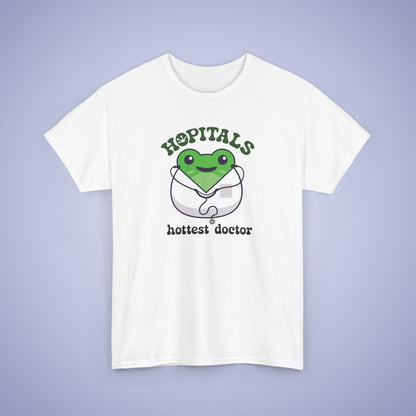 Hopitals Hottest Doctor Gift Graphic Tee Frog Lover Funny Unisex T Shirt