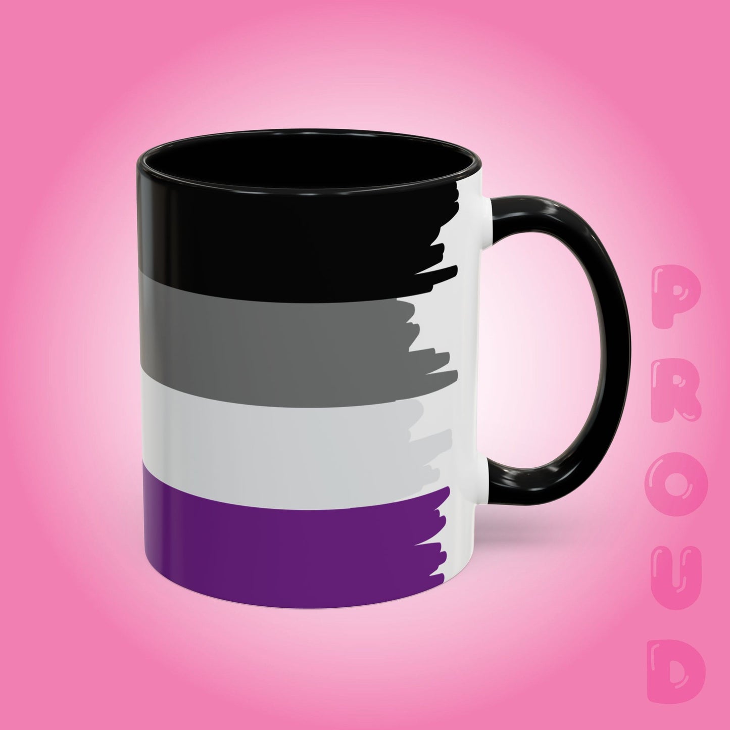 Asexual Paint Style Coffee Mug