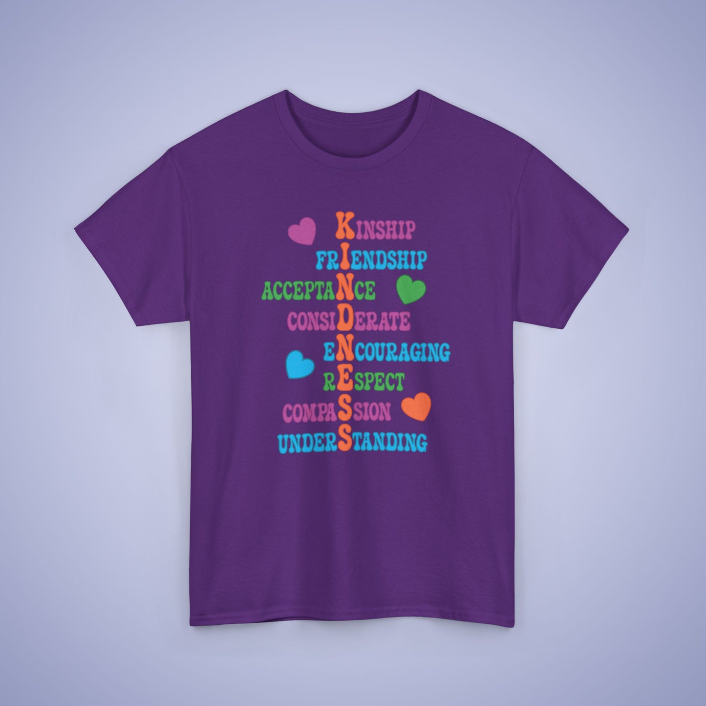 Kindness Wordgram Unity Day Teachers T Shirt Unisex