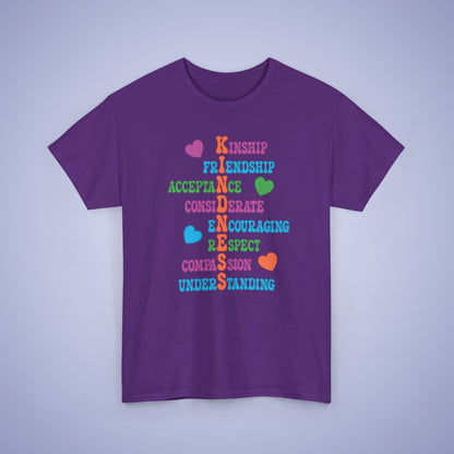 Kindness Wordgram Unity Day Teachers T Shirt Unisex