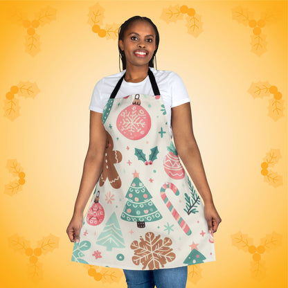 Gingerbread Delight Christmas Kitchen Apron