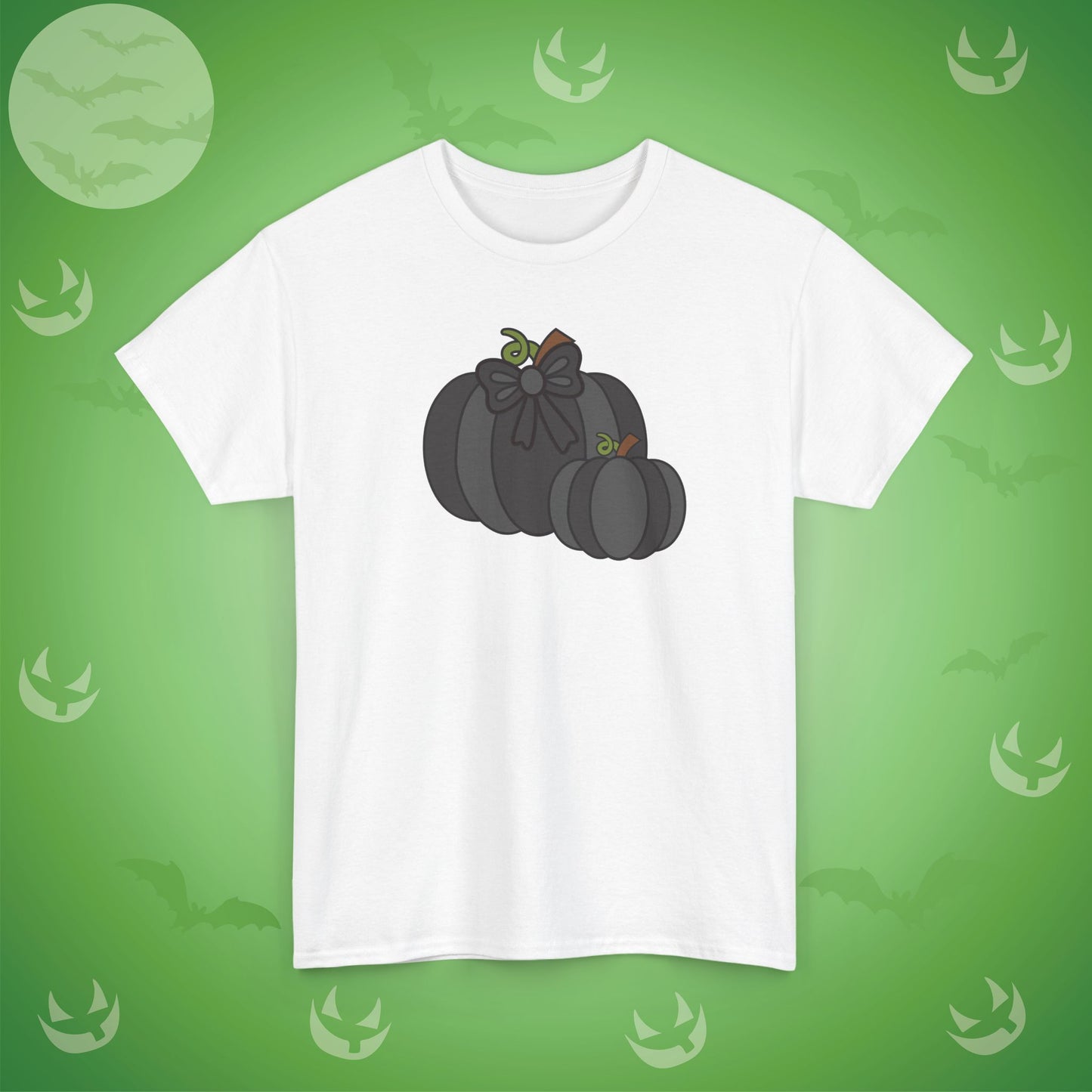 Thanksgiving Fall Inspired Halloween Black Pumpkin Unisex T Shirt
