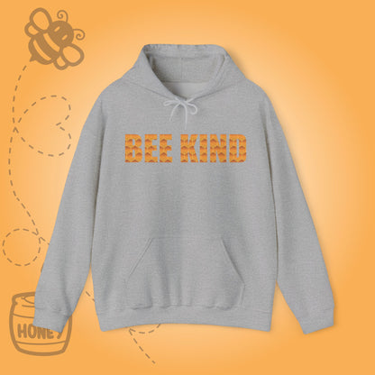 Bee Kind Sweet As Honey Honeycomb Word Art Design Hoodie Sweatshirt