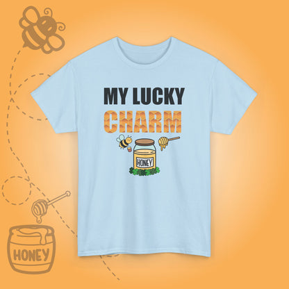 My Lucky Charm Sweet As Honey Funny St Patrick's Day Bee Lover Design Unisex T Shirt