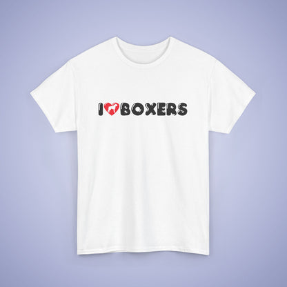 I Heart Boxers Unisex T Shirt